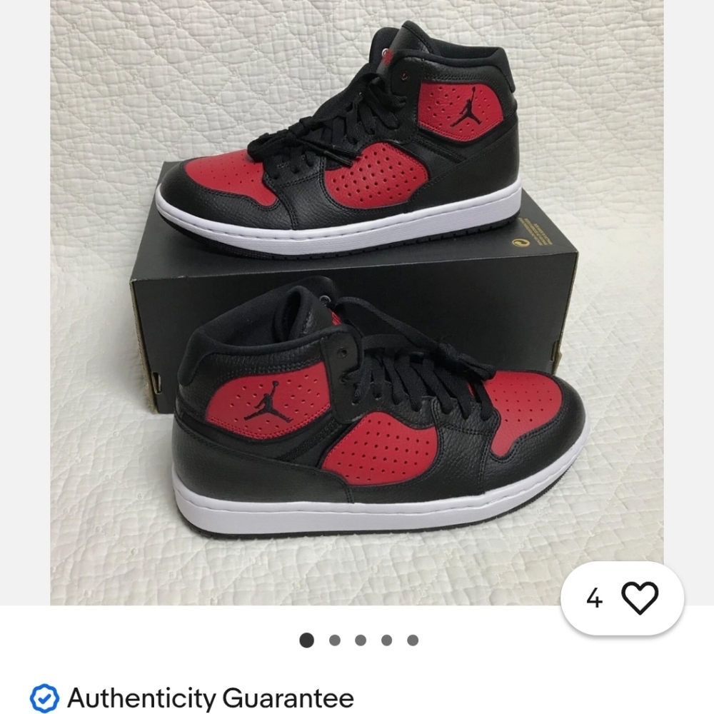 Nike Kids Sneakers Black Red White